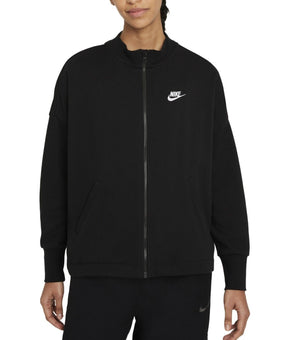 Nike Womens Full Zip Sweatshirt Jacket Black Size XS MSRP $70