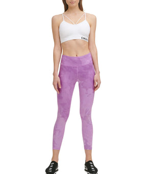 Dkny Womens Sport Botanica 7/8 Leggings purple Size XL MSRP $70