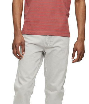 Calvin Klein Men's Smooth Cotton Striped Monogram Logo Polo Shirt, Red Size XS