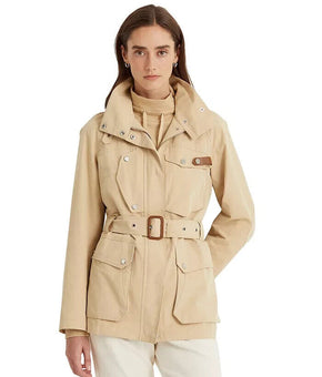 Lauren Ralph Lauren Water-Repellent Field Jacket Beige Khaki Size XL MSRP $295