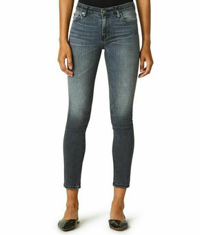 Hudson Jeans | Women's Nico Mid-Rise Stretch Skinny Jeans Grey Size 24 MSRP $195