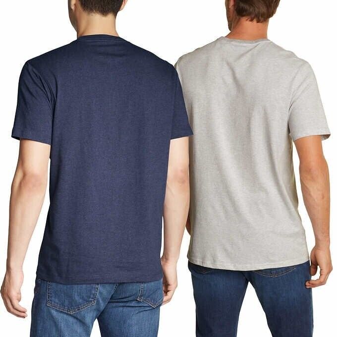 Eddie Bauer Mens T shirts tee gray blue combo 2-pack Size XXL