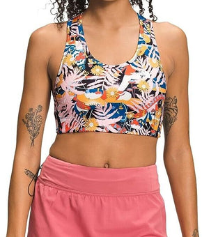 THE NORTH FACE Printed Midline Bra Pink Size XS MSRP $50