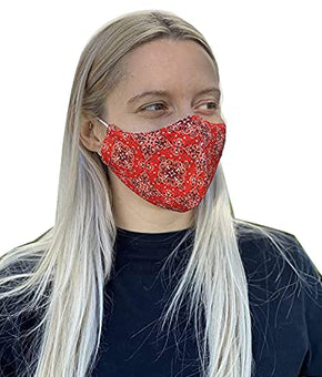PJ Harlow Casual Mask, Red, Size L