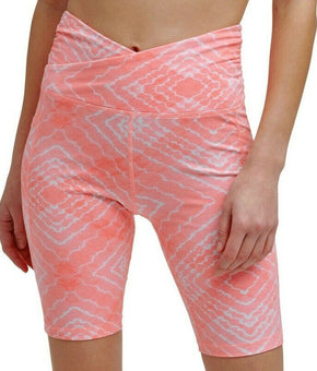 DKNY Sport Women's Shibori Bike Shorts Pink Size XS MSRP $45