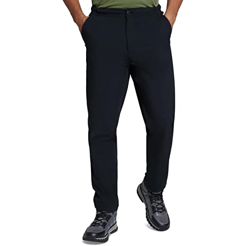 BASS OUTDOOR Men's Straight Leg Trousers Pants, Black, Size M