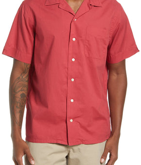 Polo Ralph Lauren Mens Red Short Sleeve Classic Fit Button Down Size M MSRP $99