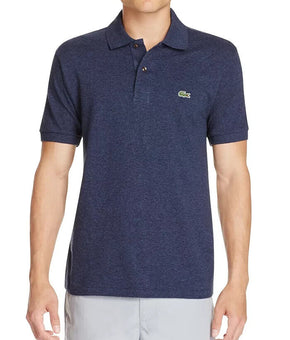 Lacoste Heathered Pique Polo Blue Men's Size L MSRP $98