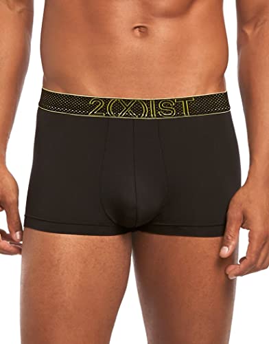 2(X)IST Mens Speed Dri Mesh No Show Trunk, Black, Size X-Large