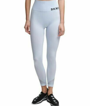DKNY Sport High-Waist Seamless 7/8 Length Leggings Blue Size M MSRP $49