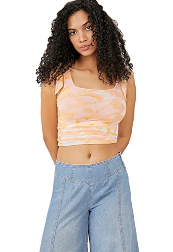 Free People Avenue Tank in Ivory Combo Size M (Medium)