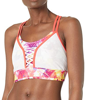 TYR SPORT Women's Standard Bikini, Yellow/Multi, Size L