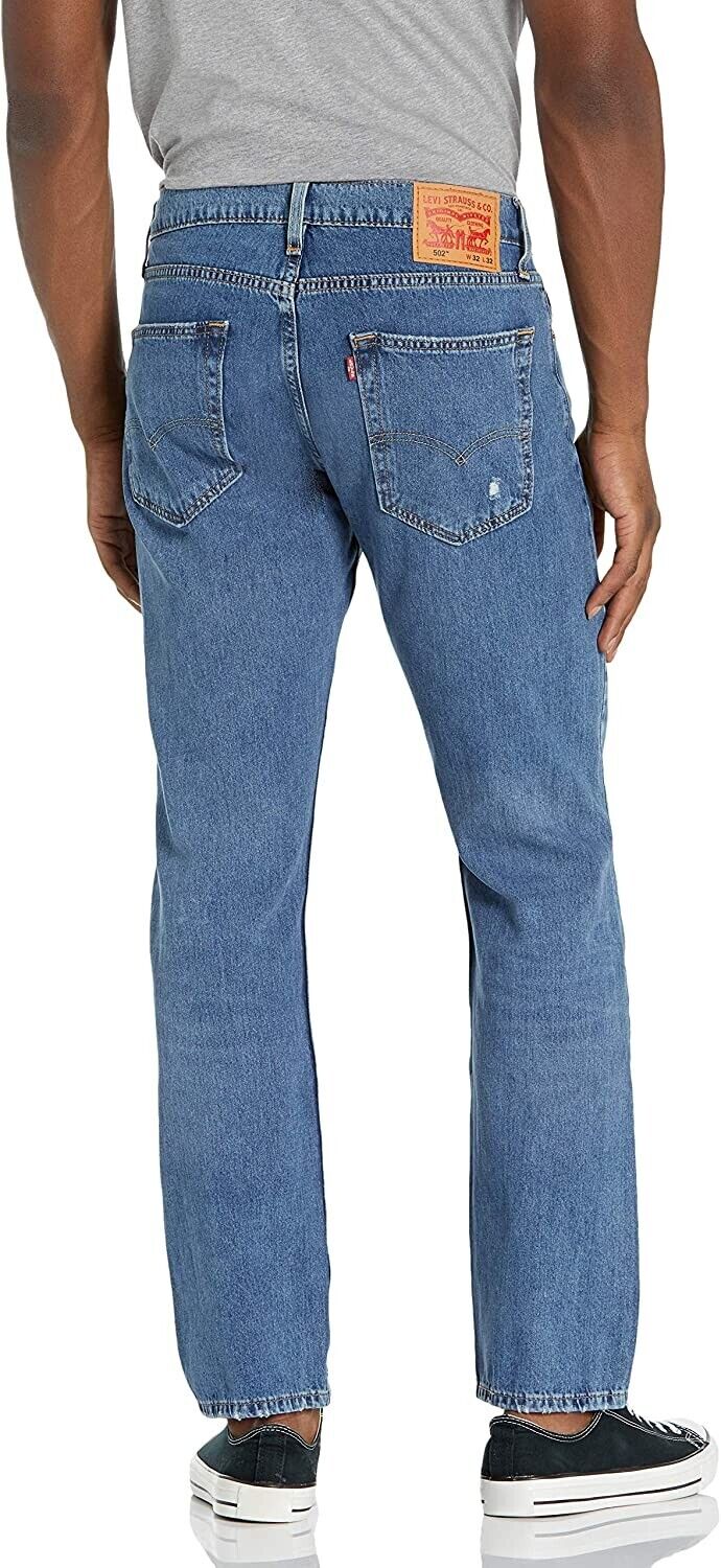 Levi's Men's 502 Taper Jeans, Ocala Knee Blue Size 34W x 29L MSRP $70