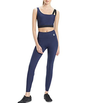 Josie Natori Women's Solstice Full Leggings (Size Small, Navy Blue)