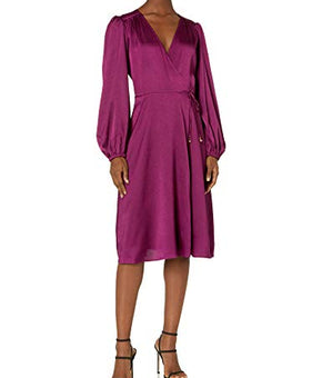 Trina Turk Women's Wrap Dress, Berry in Love, Purple Size 6