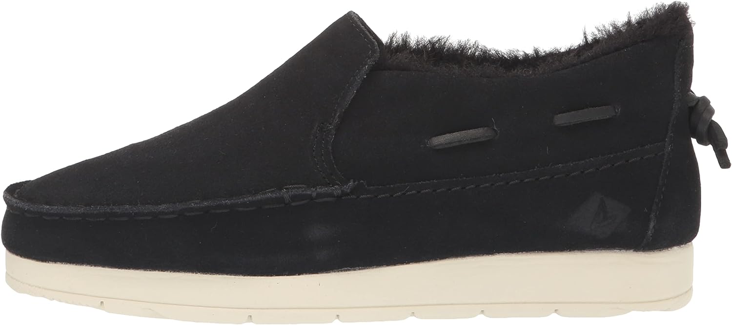 Sperry Men's MOC-SIDER , BLACK SUEDE, Size 10 M