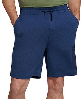 BASS OUTDOOR Men's Knit Shorts, Blue, Size S