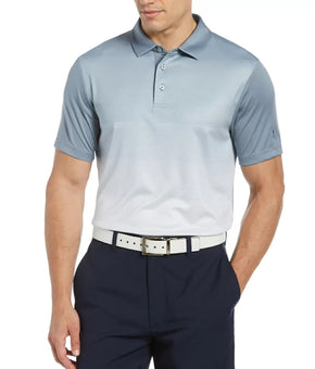 Pga Tour Men's Ombre Polo Shirt Blue Size XXL MSRP $65