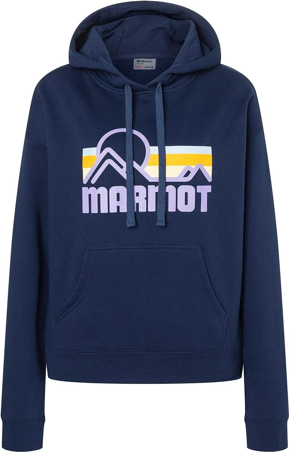 MARMOT Women's Coastal Hoodie Navy Blue Size M MSRP $53