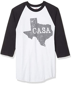 Soffe Men's State Pride Baseball Tee, Texas Casa, Medium