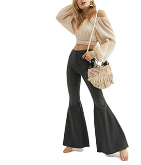 Free People We The Free Just Float On Flare Jeans Smoke Stack 27