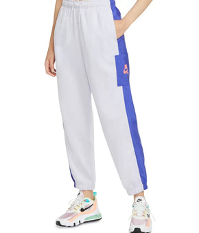 NIKE Plus Size Cotton Drawstring Jogging Pants Size 2X Purple Blue MSRP $55