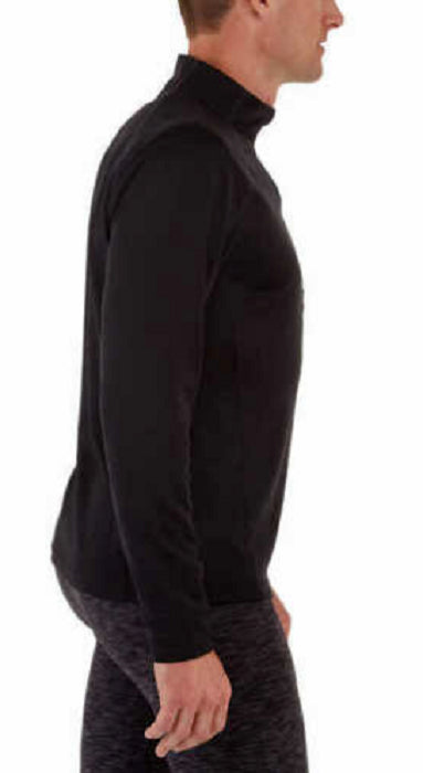Spyder Men's Baselayer Black 1/4 Zip Top Size M