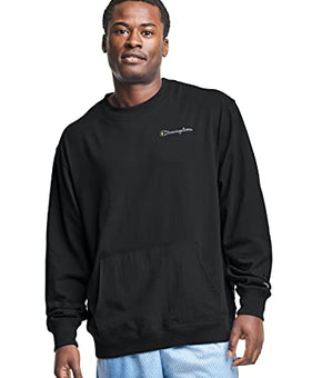 Champion Middleweight Hybrid Crew Sweatshirts Black SM Small