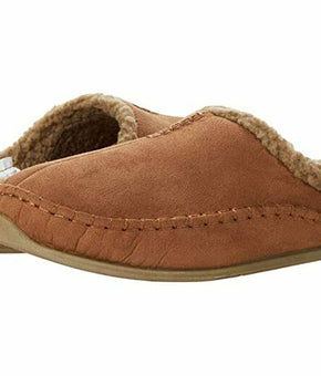 Men's Slipperooz NORDIC PLUS Chestnut Slip-On Moc Toe Clog Slipper Shoes Size 8M