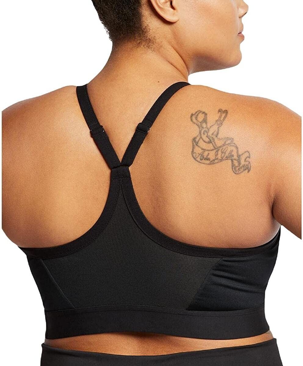 NIKE Plus Size Indy Dri-FIT Low-Impact Sports Bra Black Size 2X