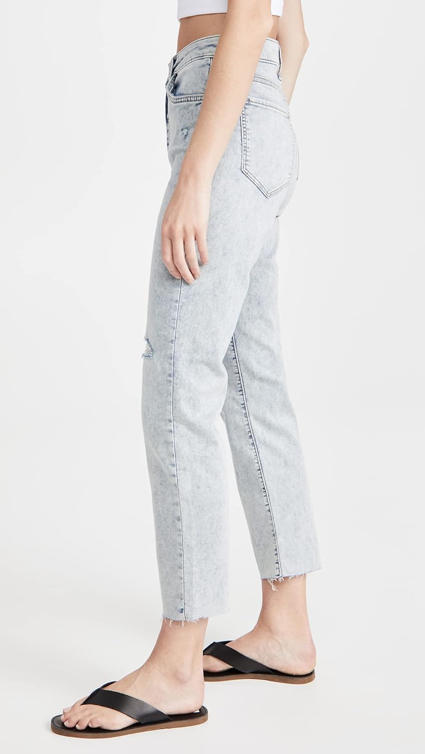 Joe's Jeans Women's The Scout French Terry Slim Boyfriend Jeans, Blue Size 32