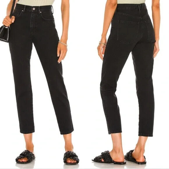 Free People Womens Black Out stove pipe jean Black Size 28 MSRP $78