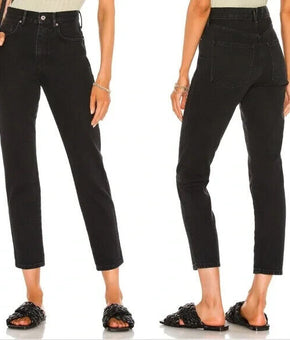 Free People Womens Black Out stove pipe jean Black Size 28 MSRP $78