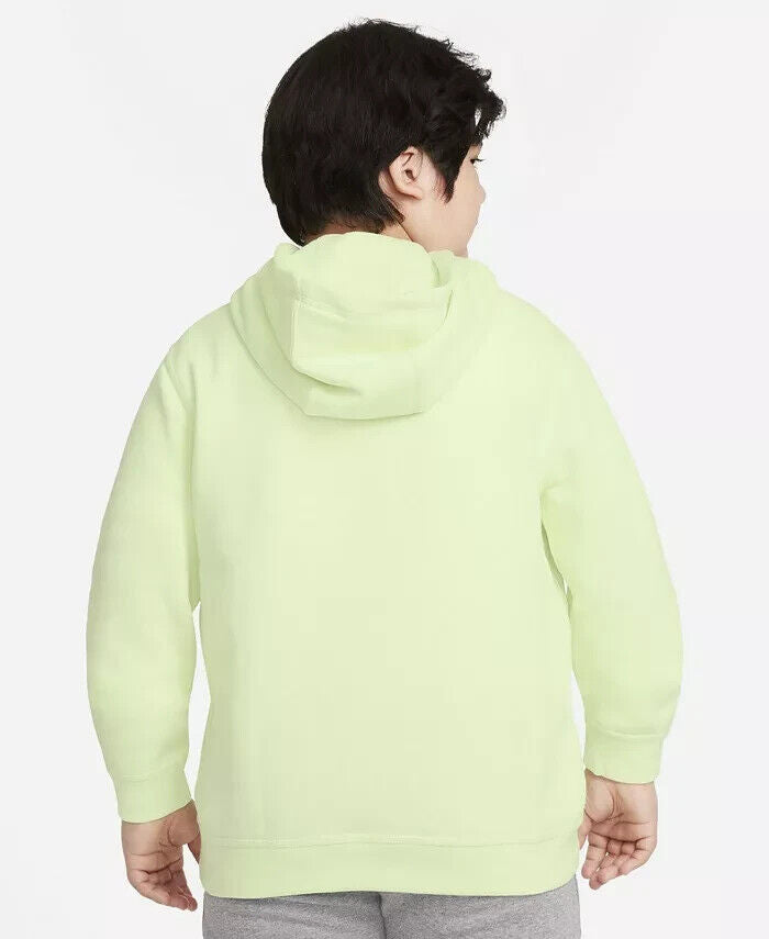Nike Big Boys Husky Sportswear Pullover Hoodie Light Green Plus Size L MSRP $45