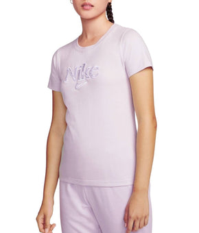 Nike womens Plus Size Cotton Graphic T-Shirt Lilac Purple Size 2X