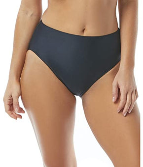 Contours by Coco Reef Women's Onyx HIGH Waist Bottom, Black 001, Size XL