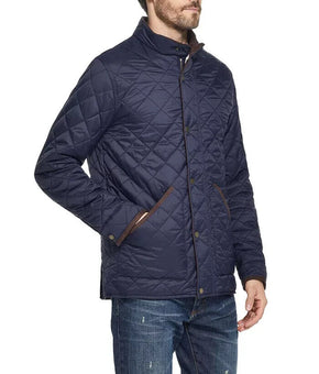 WEATHERPROOF VINTAGE Diamond Quilted Nylon Jacket Blue Navy Size XL MSRP $100