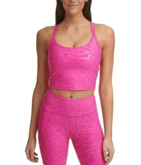 Calvin Klein Performance Strappy-Back Tank Top Womens pink Size S MSRP $50