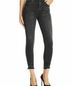 DL1961 Chrissy Ultra High Waist Ankle Skinny Jeans Size 30 Black MSRP $209