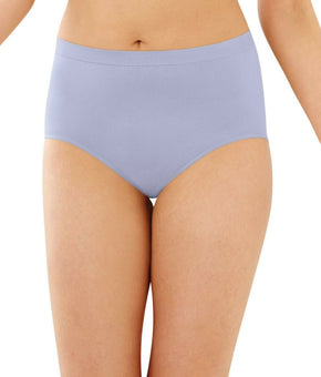 Bali Women Comfort Revolution Seamless Brief Panties Light Blue 3PK Size 10/11