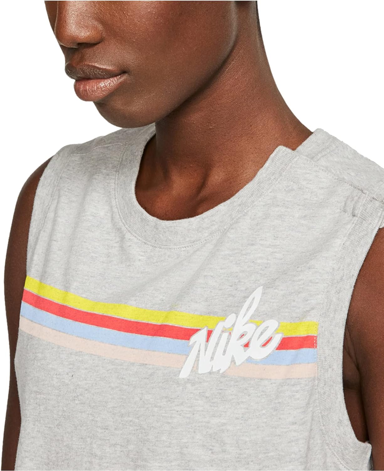 Nike NSW Print Romper Graphic Grey Heather/Night Silver/White Womens Jumpsuit XS