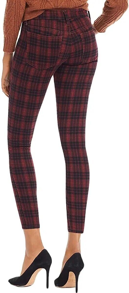 Joe's Womens The Icon Ankle Mid Rise Skinny Jeans Pants Red Size 31