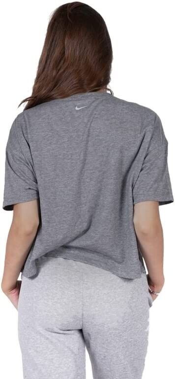 Nike Womens Logo Pocket Crop Top Gray Size XS MSRP $40
