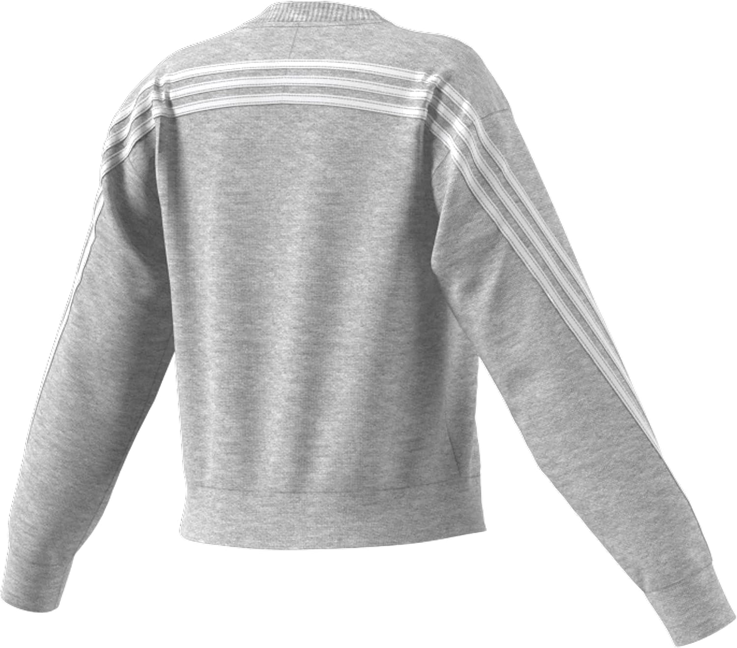 adidas Women's Sportswear Future Icons 3-Stripes Sweatshirt Grey Heather, Size L