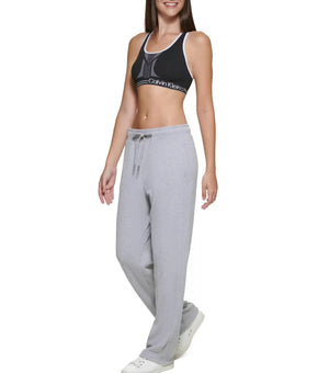 Calvin Klein Performance Ribbed Track Pants Size L Gray MSRP $80