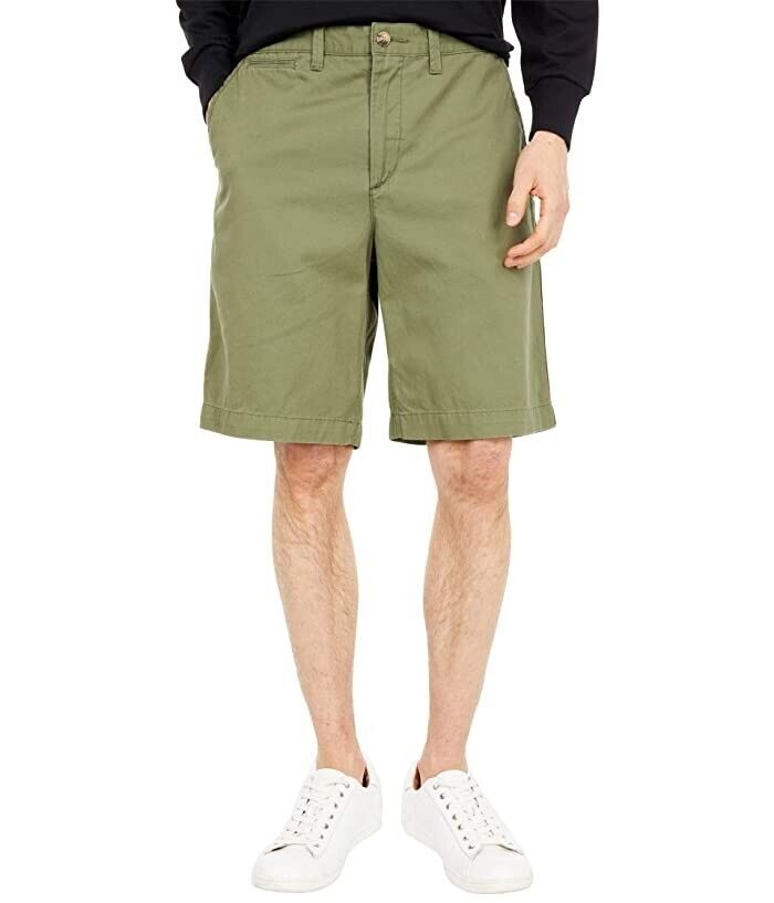 Polo Ralph Lauren Relaxed Fit 10 Inch Cotton Chino Shorts Green Size 36 MSRP $80
