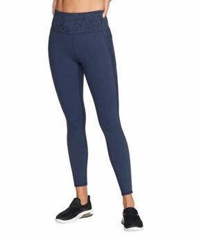 Skechers Womens Gowalk High Waist Legging 4-Way Stretch navy blue Size XL