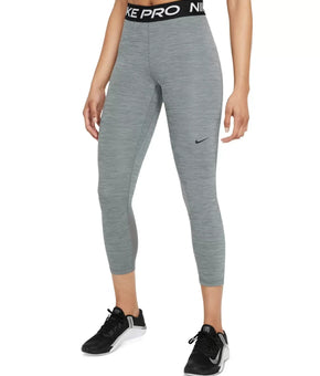 Nike Plus Size Women's Pro Cropped Leggings Gray 2X MSRP $45