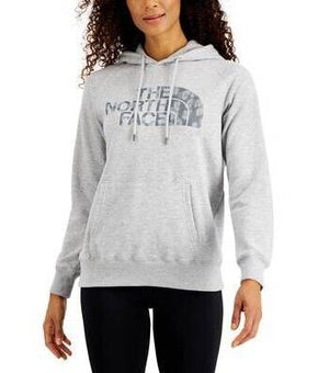 THE NORTH FACE Women's Half Dome Logo Hoodie Gray Size S MSRP $55