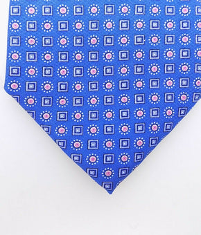 The Men's Store at Bloomingdale's Micro-Circle Silk Classic Tie Blue MSRP $59